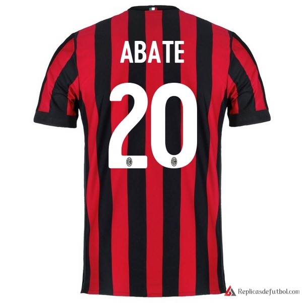 Camiseta Milan Primera equipación Abate 2017-2018